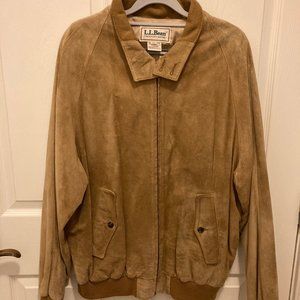 Men's Large L.L. Bean Suede Leather Jacket